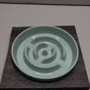 Havniva Ceramic 3.2 Cup Slow Feeder Dog Bowl for Large Dog, 9.5inch Puzzle Food Dish, Anti-Gulping, Stop Bloat, Preventing Choking (Single Bowl-Light Green)