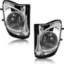 Fog Lights Compatible With 2006-2010 IS250/IS350 Front Bumper Lights Assembly with Halogen Bulbs Fog Lamps Replacement Driver and Passenger Side