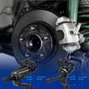 Orion Motor Tech Universal Front Wheel Hub Puller Set for 3-3/4 to 4-1/2 Inch IDs, Rear Axle Puller Kit for 4-1/2 to 5-1/2 Inch IDs, Flange Type Axle Remover Tool with 5/8 inch x 18 Forcing Bolt