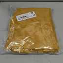 decorUhome Cozy Textured Throw Pillow Covers 12x20 Inch Set of 2, Soft Plush Faux Wool Mustard Yellow Accent Couch Pillow Covers for Modern Farmhouse Sofa Bed Living Room