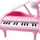 Amy&Benton Piano Music Toy Baby for Toddlers Pink for Girls 1-3 Girl First Birthday Gift for 1 2 3 Years Old Girl 1st Birthday Toy Presents for 1 2 3+ Kids Gift