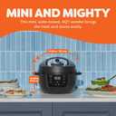 Instant Pot 4QT RIO Mini 7-in-1 Multi-Cooker, Pressure Cooker, Slow cook, Saut, Steam, Rice Maker, Yogurt, & Warmer, Black, 4 Quarts