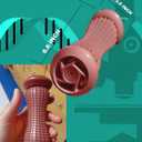 2 x Manual Foot Massager Roller for Plantar Fasciitis Relief, Portable Deep Tissue Muscle Massage Roller for Foot Arch and Heel Pain, Effective Reflexology Tool Relax The Nerves (Chocolate)