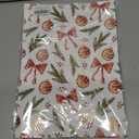 3 x GIOLNIAY Red Bows Christmas Wrapping Paper for Men Women Kids - Holiday Gift Wrap with Pine Branches & Berries on White - 4 Jumbo Sheets, 28" x 40" Each (31 sq. ft ttl), Easy to Store