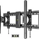 USX Mount Advanced Tilt TV Wall Mount for Most 42-90 inch TVs with 7.18 Arm Extension, Television Mount with Quick Lock Design, Wall Mount Bracket Up to 24'' Studs, VESA 600 x 400mm and 120lbs