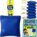 Race&Herd Original Dog Scent Training Kit, Scent Work Training Kit for Dogs - Nosework for Dog Mental Stimulation Agility Training Equipment for Dogs, Brain Games Smell Training Kit for Loss of Smell (Blue - 6 Pack Bag)