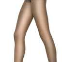 Hanes Women's Silk Reflections Control Top Toe Silky Sheer Pantyhose (Town Taupe)