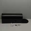 Black Post-Mount Mailboxes for Outside, RAINHOL Metal Mailbox, Galvanized Steel Outside Mail Boxes, Medium Capacity, 19 x 8.7 x 6.7 Inches