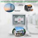 125 Amp 3P Dual Power Automatic Transfer Switch, 120/240V Generator Changeover Switch, with Metal Electrical Box for Outdoor and Indoor