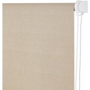 NUTRO CHILL Window Blinds, Blackout Blinds with Thermal Insulated, UV Protection Linen Window Shades for Home, Door, Kitchen, Bathroom (28" W x 68" L, Beige)