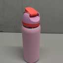 Owala FreeSip Insulated Stainless Steel Water Bottle with Straw for Sports and Travel, BPA-Free Sports Water Bottle, 32 oz, Pink, Angel Food Cake