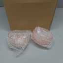 24 Pcs Ribbed Martini Glasses 10 oz Disposable Plastic Vintage Ribbed Coupe Glasses Unbreakable Dessert Parfait Glassware for Wedding Birthday Party Supplies (Champagne Powder)