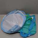 LAYCOL Baby Swimming Float Inflatable Baby Pool Float Ring with Sun Protection Canopy,add Tail no flip Over for Age of 3-36 Months (Large, Blue)