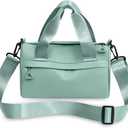 Mini Gym Bag Waterproof Gym Tote Bag Cute Small Portable Fitness Shoulder Bag for Sports Travel Bag (Green)