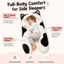Cat U Shaped Body Pillow for Kids, Plush Animal Pillow