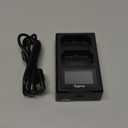 K&F CONCEPT 2100mAh EN-EL15 EN-EL15C Battery and Dual Slot Charger for Nikon ZR Z8 Battery Compatible with Nikon Z8 Zf Z7 Z7ii Z6 Z6ii D7500 D750 D850 D780 1V1 Camera