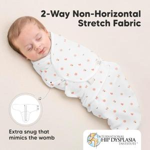 KeaBabies 1 Pack Organic Baby Swaddle Sleep Sacks - Swaddles for Newborns, Infant 0-3 Months, Baby Girls, Boys, Soft & Snug Newborn Sleep Sack, Nursery Swaddling Blankets (Butterflies, XS)