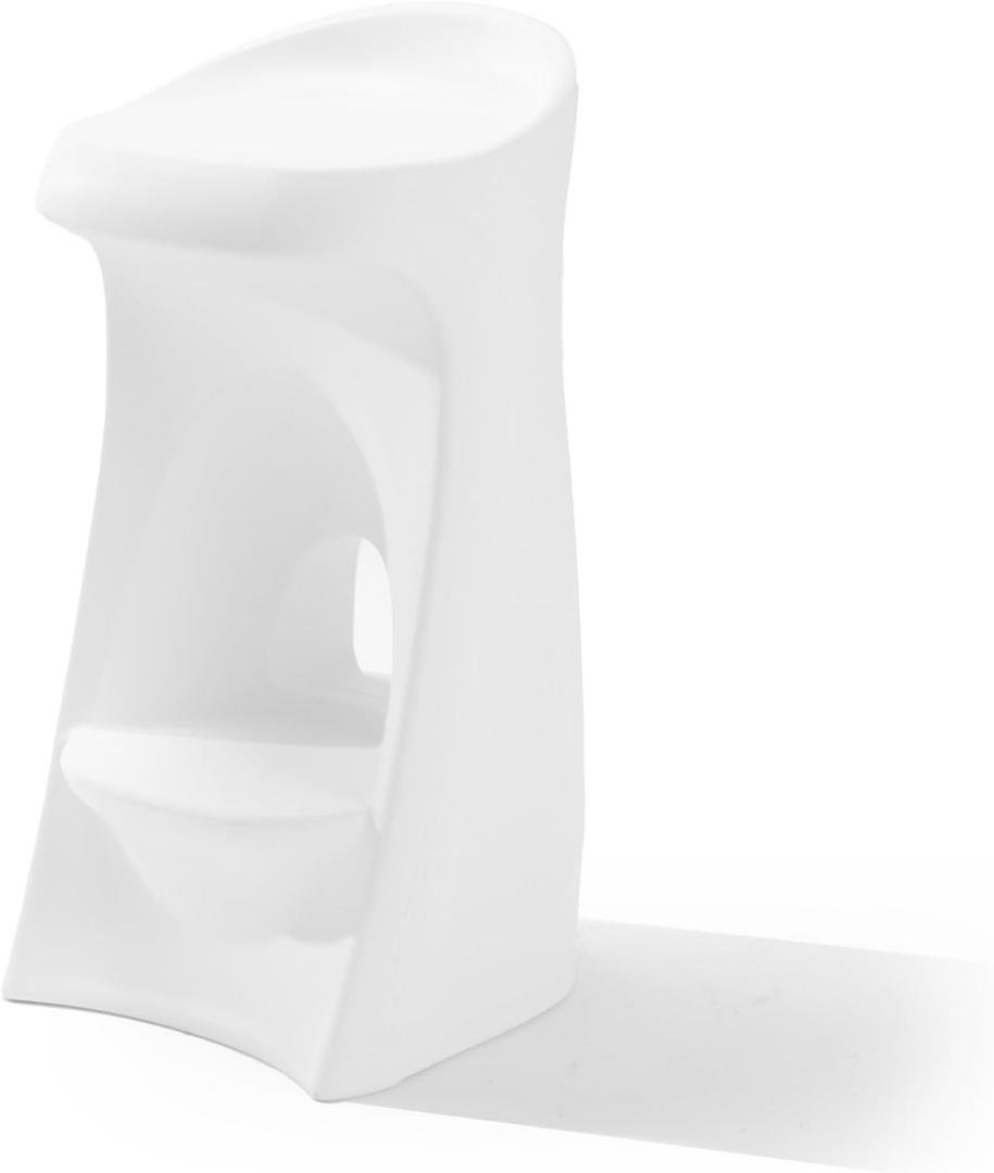 Step2 in Pool Stool, 33-inches Tall, Waterproof Patio Furniture, Bar Stool, Weighted, White, 1 Pack