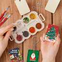 50Pcs Blank Rectangle Wooden Keychain Set, Unfinished Wood Slices with 50Pcs Key Rings, with Jute Rope Wood Keychain Key Tags for DIY Craft Supplies
