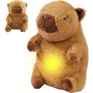 Breathing Stuffed Animal, Kapibala Breathing Plush, Four Gear Adjustment, Volume Control, Portable Plush Toy with Music Light, Perfect for Relieving Baby Quiet Breathing Stuffed Animal, Kapibala Breathing Plush, Four Gear Adjustment, Volume Control, Portable Plush Toy with Music Light, Perfect for Relieving Baby Quiet