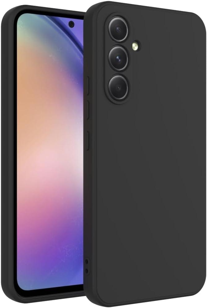 for Samsung Galaxy A34 Case Black, Scratch Resistant with Soft Touch, Slim Thin Phone Cover for Samsung Galaxy A34