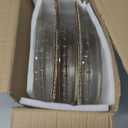 Kingrol 3 Pack Glass Pie Plates with Handles, 9 Inches Baking Dishes, Clear Glass Serving Plates for Snacks, Salads, Desserts