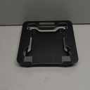 Adjustable Laptop Stand for Desk, Metal Foldable Laptop Riser, Ventilated Cooling Printer Stand, Ergonominc Computer Notebook Stand for Desk Compatible with 10-15.6 Laptops (Classic Black)