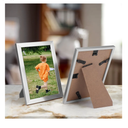 Hoikwo 6 Packs 3.5x5 Silver Multi Picture Frames Set for Family Photos, Artwork, Light weight Bulk 3.5" by 5" Frames Pack for Wall Hanging and Table, Stylish Picture Frames