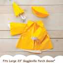 Gaggleville Raincoat Goose Outfit, Fits Large 23" H Statue, by Fox Valley Traders