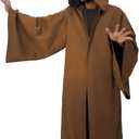 Adult Unisex Tunic hooded Costume | Cosplay Cloak |Knight hood | Halloween Robe Outfits | Cool Fancy Wizard Carnival Cape (XL)