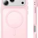 ORNARTO Magnetic for iPhone 17 Pro Max Case, 7X Military-Grade Drop Protection, Compatible with MagSafe, Slim Shockproof Translucent Matte Phone Case for iPhone 17 Pro Max 6.9", Chalk Pink