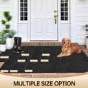 Amyracel Front Door Mat, Heavy Duty Waterproof Indoor Outdoor Doormat 3'x5'