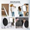 NEEWER 51 Inch/130 Centimeter Light Reflector Diffuser 5 in 1 Collapsible Multi Disc with Bag - Translucent, Silver, Gold, White, and Black for Studio Photography Lighting and Outdoor Lighting