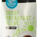 Amazon Brand - Happy Belly Decaf Breakfast Blend Ground Coffee, Light Roast, 2 pound (Pack of 1)