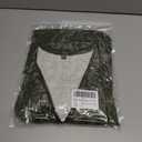 RWJ Women's Plus Size Wedding Guest Dress 2026 Floral Lace Wrap V Neck Sleeveless Formal Cocktail Party Maxi Dresses Sexy Elegant Evening Prom Summer Smocked Olive Green 3X-Large