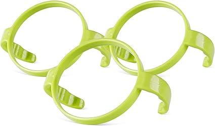 Botabee Baby Bottle Handle Grip for Comotomo 5 Ounce and 8 Ounce Silicone Bottles - Pack of 3 (Green)