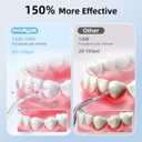 Travel Water Flosser Portable, Mini Cordless Oral Irrigator with Telescopic 180ML Tank 3 Mode 5 Nozzles, IPX7 Waterproof Teeth Cleaner for Braces, Orthodontic, Sensitive Gums Home
