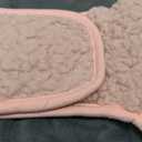 cyeollo Warm Dog Sweater Coat Jacket Thickened Thermal Sherpa Sweaters Reversible Fleece Vest Pet Clothes for Cold Weather Winter Dog Coats for Small Dogs Girl, Pink M