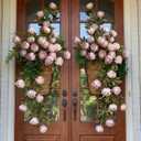 Thiccywoov 8 Pcs Faux Peony Stems Flowers Bulk Vintage Artificial Silk Peonies Stems Real Look Fake Peonies Branch for Vase Filler DIY Bouquet Centerpiece Home Indoor Outdoor Decor (Brownish)
