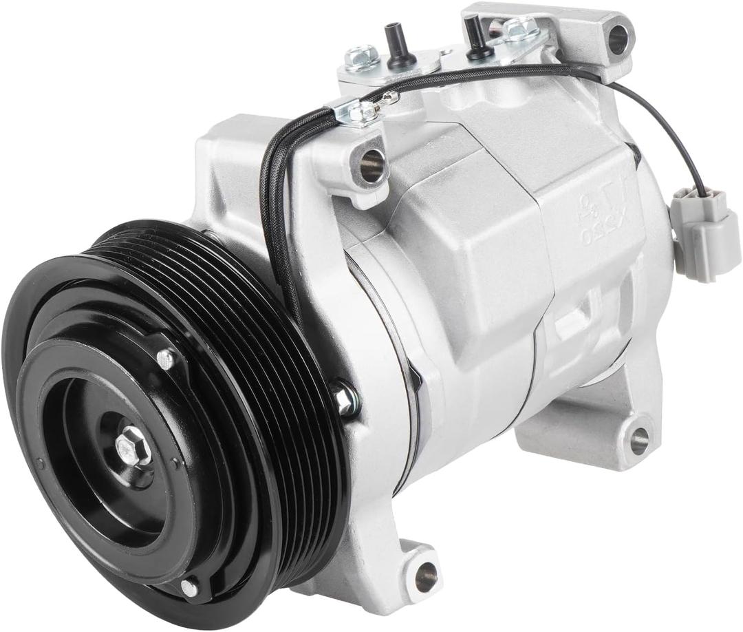 AC Compressor with A/C Clutch Fit for Honda Element 2.4 2.4L 2003 2004 2005 2006 2007 2008 2009 2010 2011, CO 10739C, 38810PZDA00, 639319, 4711004