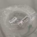 ZOOFOX Fruit Bowl for Kitchen Counter, Large Decorative Glass Bowls with Pedestal, Ribbed Pedestal Bowl for Fruit, Vegetable, Salad and Dessert, Key Bowls for Entry Table