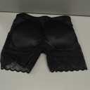 Butt Lifter Hip Enhancer Pads Underwear Shapewear Lace Padded Control Panties Shaper Booty Fake Pad Briefs Boyshorts (Black, M)