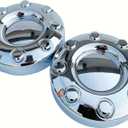 2pcs 2005-2017 F350 2WD Dually Pickup Truck Chrome Front Wheel Center Cap Replace 5C3Z1130SA