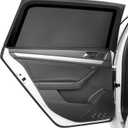 JUSTTOP Car Window Shade for Baby with UV Protection Breathable Mesh Blocks Sunlight & Reduces Glare-Sun Shade for Most Vehicles, (2 Pack)