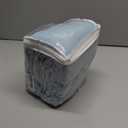 WINLIFE 100% Cotton Quilted Pillow Sham Floral Printed Pillow Cover (King, Aqua Blue) (36" x 20" (Pack of 2))