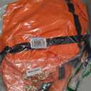 Extra Large Storage Duffle Bag with Zippers and Handles, Big Foldable Duffle Bag for Travel (Orange)