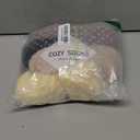 VoJoPi 5 Pairs Fuzzy Socks for Women - Microfiber Super Soft Fluffy Warm Winter Home Bed Cute Sleeping Cozy Socks, US 5-10 (01-black/Brown/Khaki/Yellow/White)