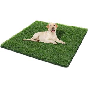 Dog Grass Pad, 51.2x31.5In Fake Grass for Dogs, Artificial Grass Pee Pad for Puppies Potty Training Indoor Outdoor
