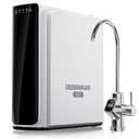 DESENRUIS Reverse Osmosis System, Dual RO Water Filter, 800 GPD Fast Flow, 3:1 Pure to Drain, Tankless Under Sink RO System, Reduce PFAS & TDS, Smart LED Faucet
