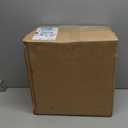 Blazing Needles Solid Twill U-Shaped Tufted Chair Cushions (Set of 2), 16", Tangerine Dream